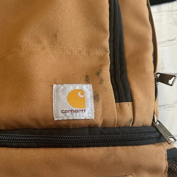 Carhartt Men's Tan Backpack with Black Accents - Picture 3 of 6